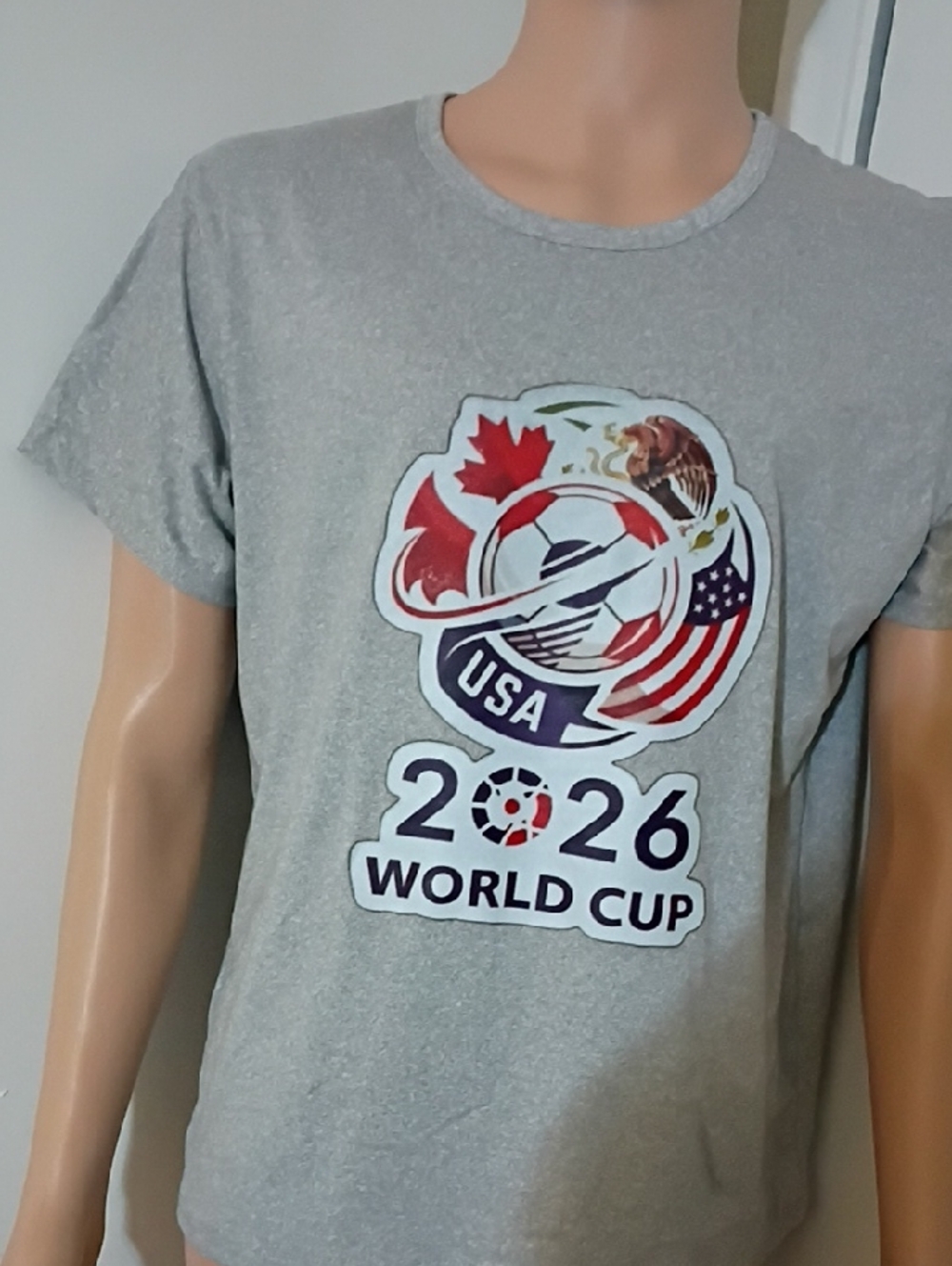 New York & Company Gray 2026 World Cup USA Graphic Tee